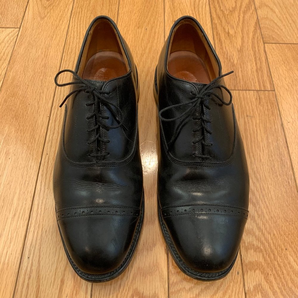 Allen Edmonds Mens Black Oxfords - Size 11